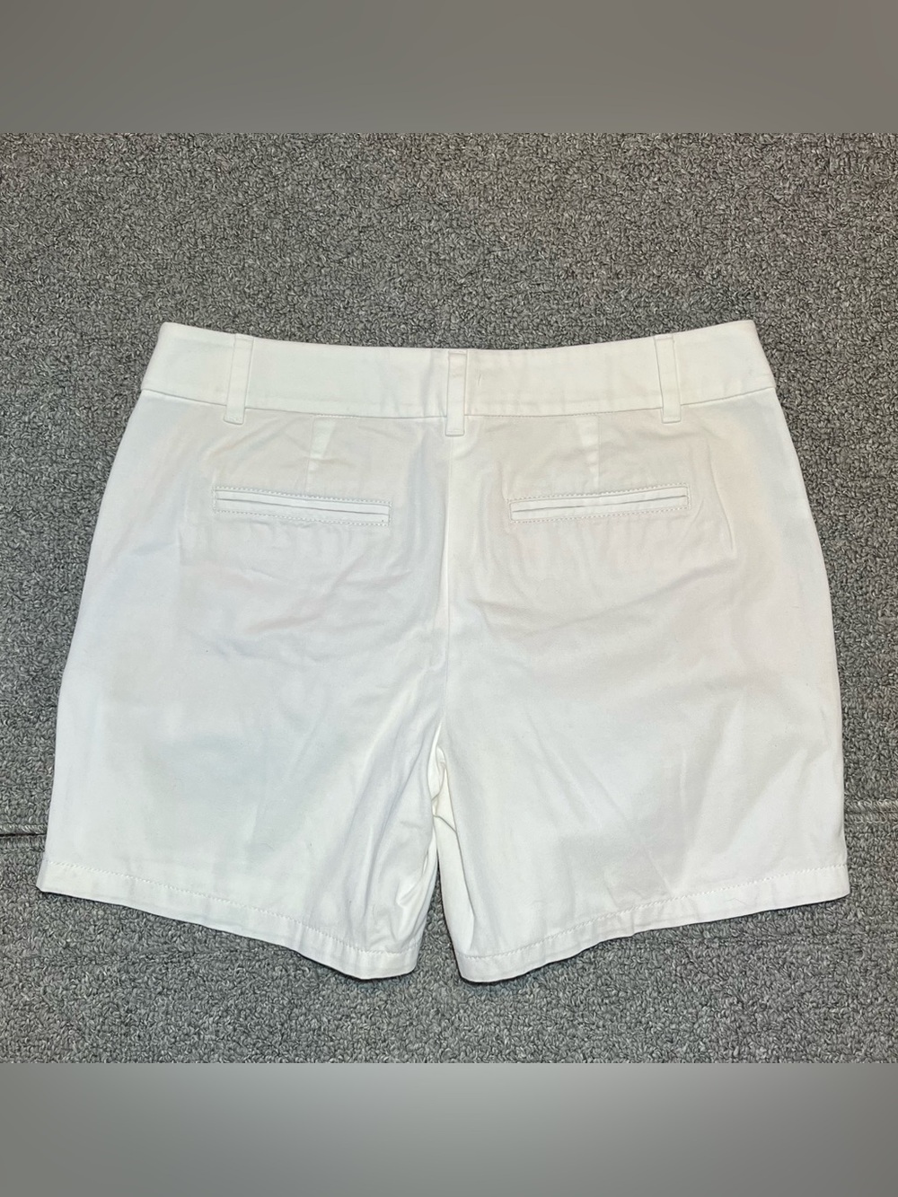 Loft Shorts Womens Size 6 White Summer 6” Inseam Pockets Coastal Beach - Picture 7 of 7